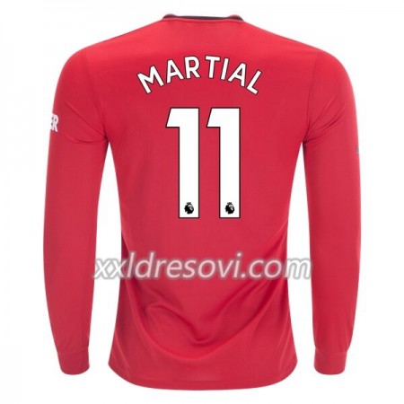 Manchester United Anthony Martial 11 Domaći Nogometni Dres 2019-2020 Dugim Rukavima